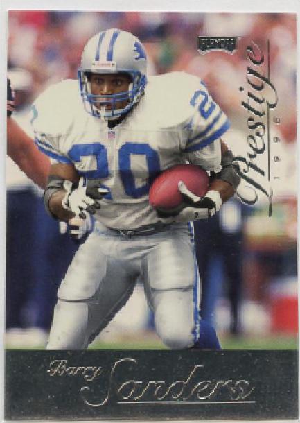 Barry Sanders #58 1998 Playoff Prestige Football