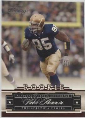 Victor Abiamiri #181 2007 Playoff Prestige Football