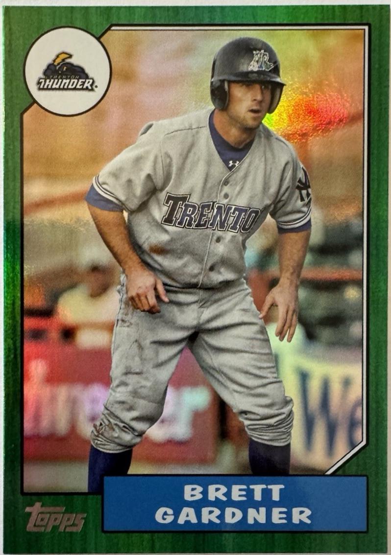 Brett Gardner [Green] #MILB-7