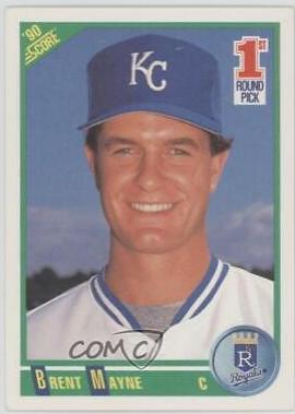 Brent Mayne #664 Baseball Cards 1990 Score