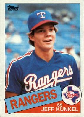 Jeff Kunkel #288 Baseball Cards 1985 Topps