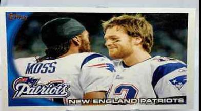 New England Patriots #347 Football Cards 2010 Topps