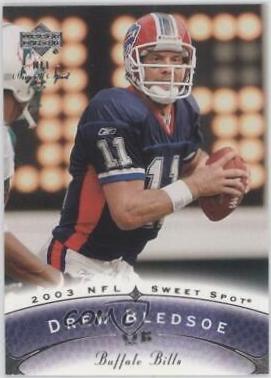 Drew Bledsoe #17 Football Cards 2003 Upper Deck Sweet Spot
