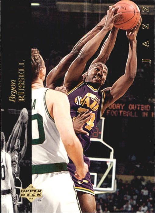 Bryon Russell #158 Basketball Cards 1993 Upper Deck SE