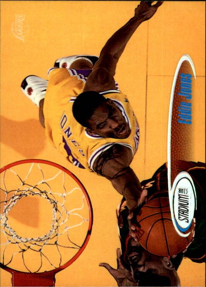 Eddie Jones #1 Basketball Cards 1998 Stadium Club