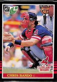 Chris Bando #39 Baseball Cards 1985 Leaf