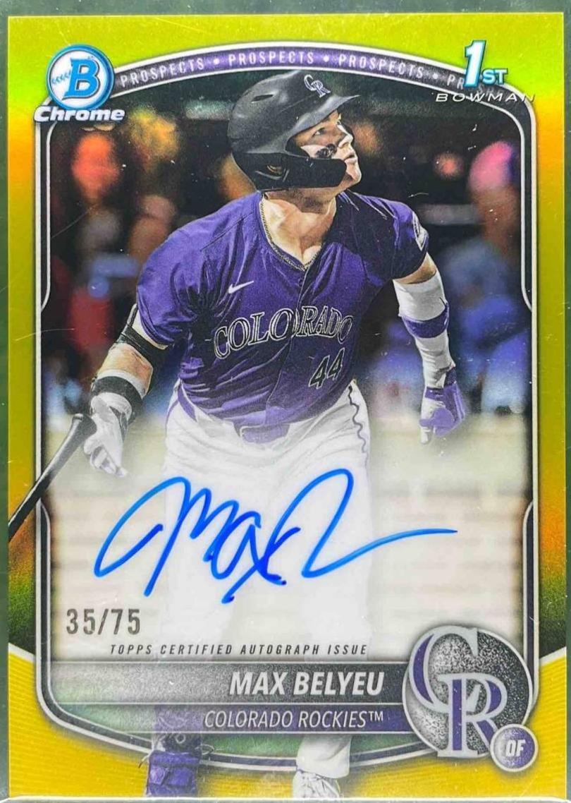 Max Belyeu [Yellow Refractor] #CPA-MB