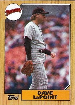 Dave LaPoint #754 Baseball Cards 1987 Topps