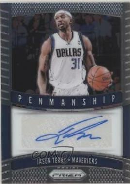 Jason Terry #PM-JTY 2019-20 Panini Prizm Basketball Penmanship