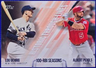 Lou Gehrig / Albert Pujols