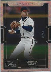 Chipper Jones [Holo Silver] #MO4 Baseball Cards 2023 Panini Three and Two Moments Prices