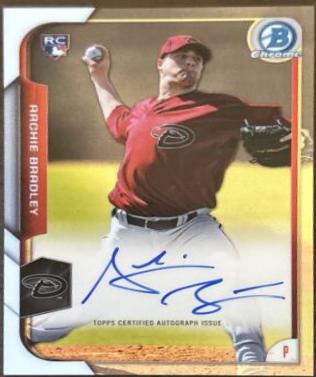 Archie Bradley #AB Baseball Cards 2015 Bowman Chrome Autograph Rookies