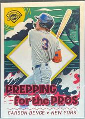 Carson Benge [Red] #6 Baseball Cards 2024 Panini Prospect Edition Prepping for the Pros Prices