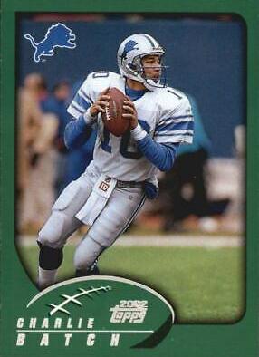Charlie Batch #16 Football Cards 2002 Topps
