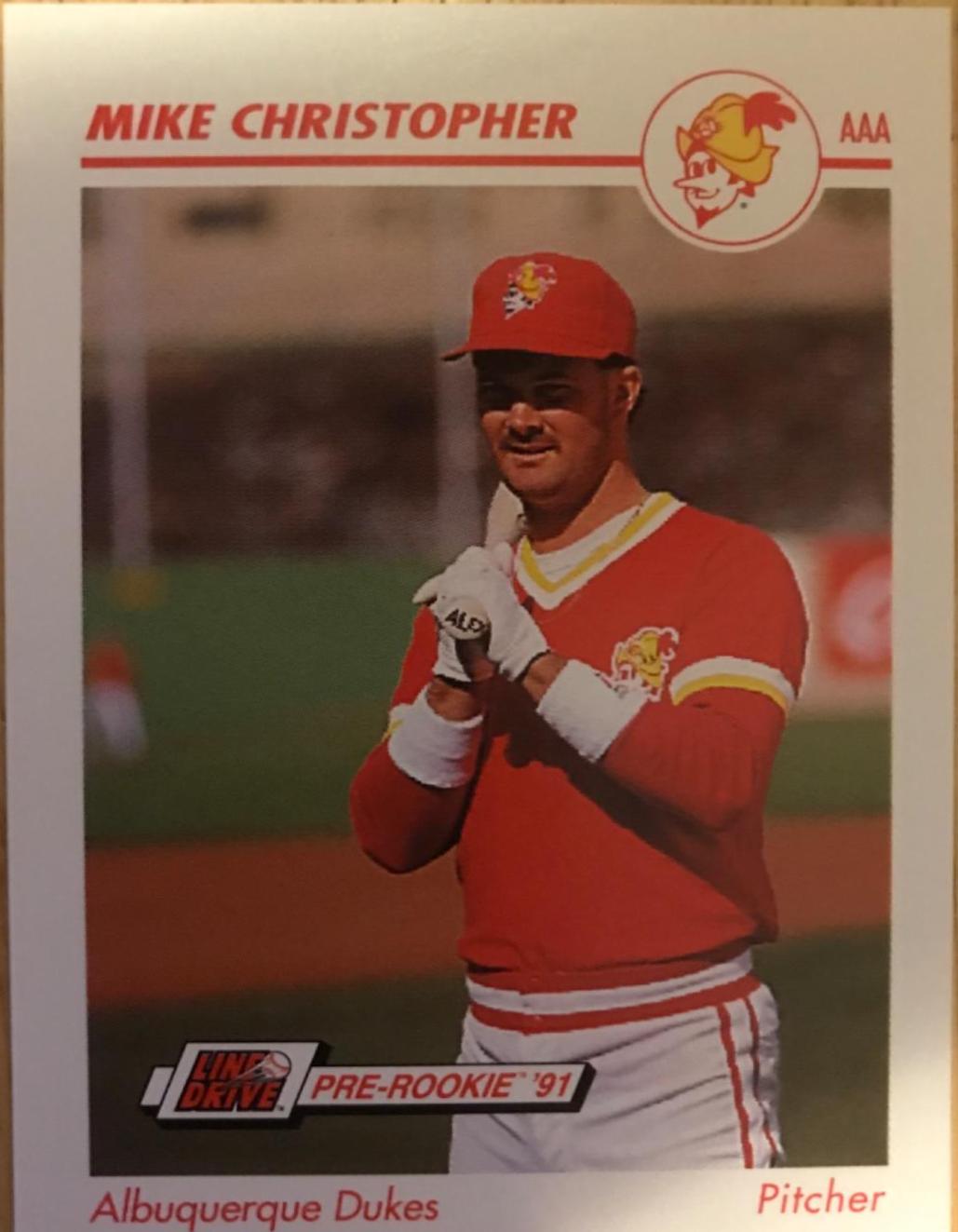 Mike Christopher #3 Baseball Cards 1991 Impel Line Drive