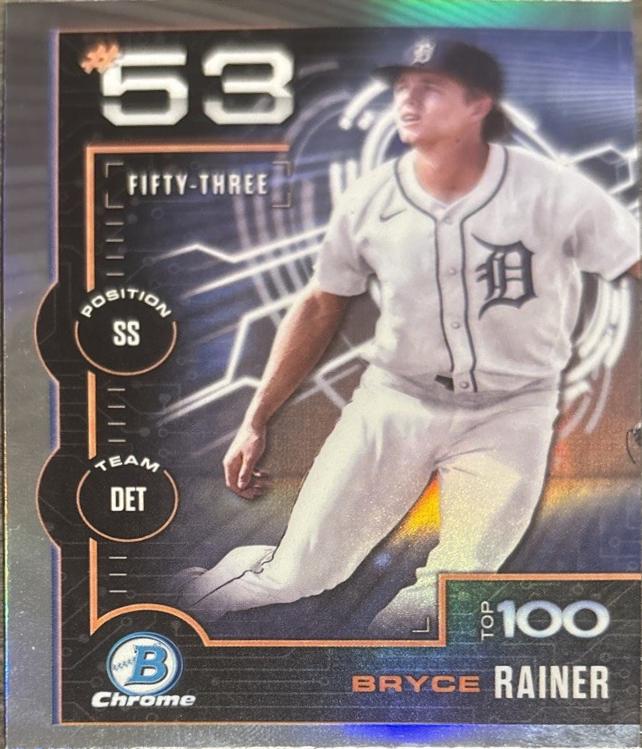 Bryce Rainer #BTP-53 Prices | 2025 Bowman Scouts Top 100 | Baseball Cards