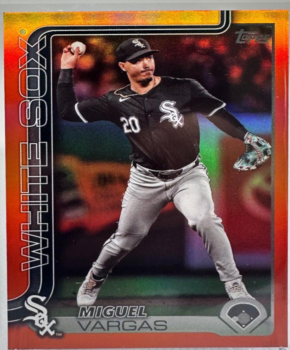 Miguel Vargas [Orange Foil] (2025 Topps)