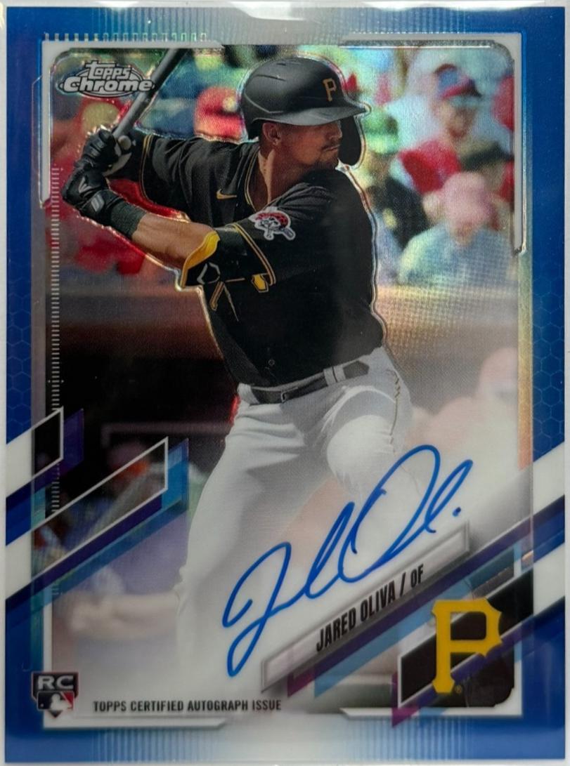 Jared Oliva [Blue Refractor] #RA-JOL