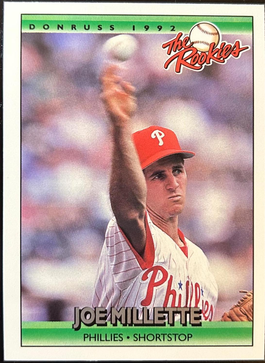 Joe Millette #80 1992 Donruss The Rookies Baseball
