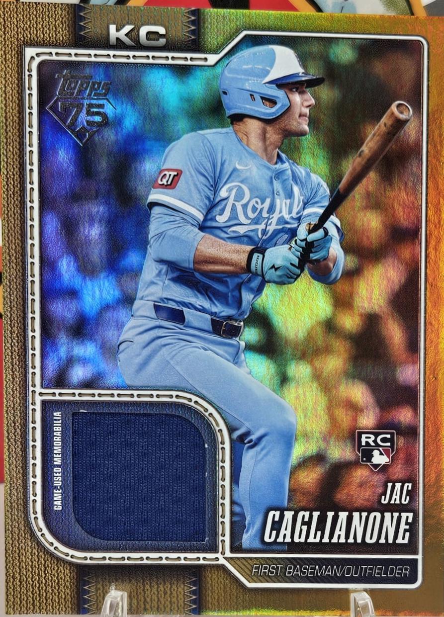 レア 希少 kalavinka SAG Life カラビンカ メッセンジャー Jac Caglianone [Gold Rainbow] #138 Prices | 2026 Topps | Baseball