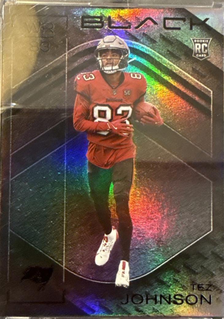 Tez Johnson #152 2025 Panini Black Football