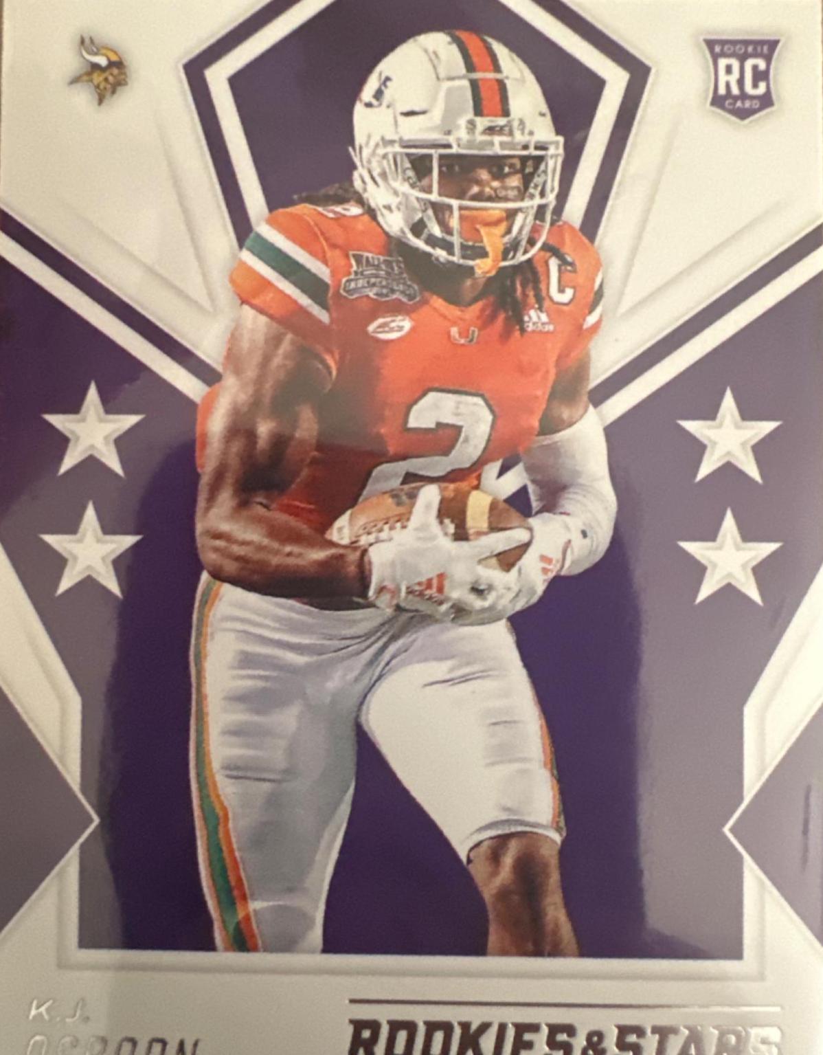 K. J. Osborn #177 Football Cards 2020 Panini Rookies & Stars
