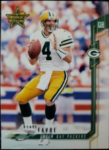Brett Favre #5 Football Cards 2001 Leaf Rookies & Stars