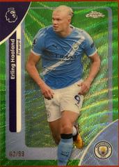 Erling Haaland [Green Refractor] #125 Soccer Cards 2026 Topps Chrome Premier League Prices