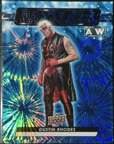 Dustin Rhodes #DZ-19 Wrestling Cards 2024 Upper Deck AEW Dazzlers Blue