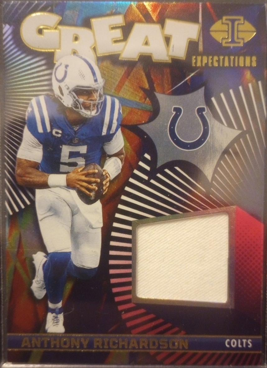 Anthony Richardson #GE-ARN Football Cards 2024 Panini Illusions Great Expectations