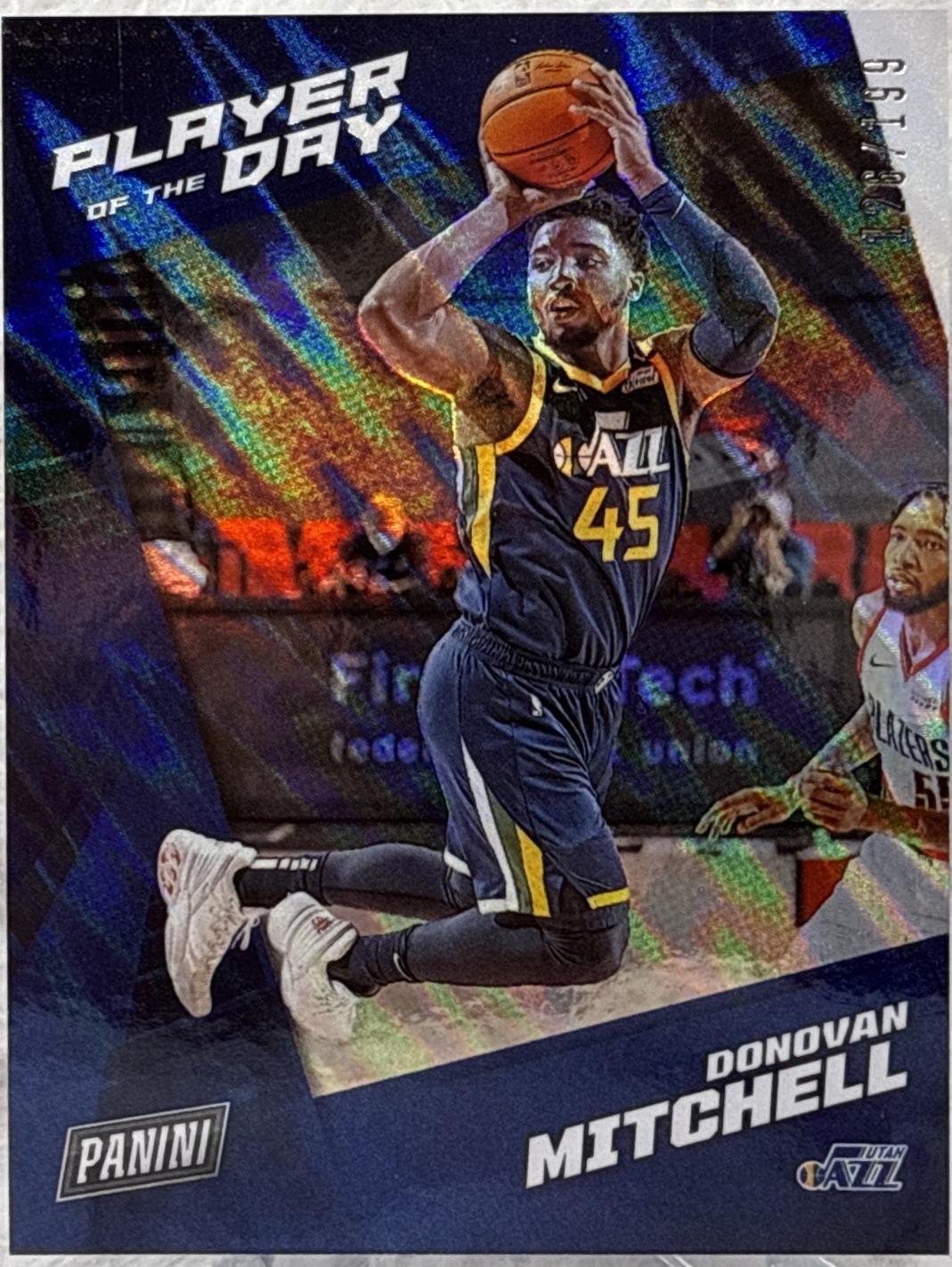 Donovan Mitchell #47 2021 Panini NBA Player Of The Day
