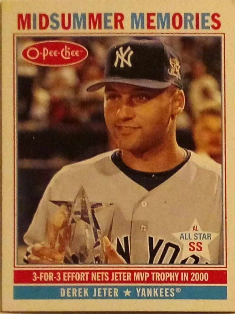 Derek Jeter #MM8 Baseball Cards 2009 Upper Deck O Pee Chee Midsummer Memories