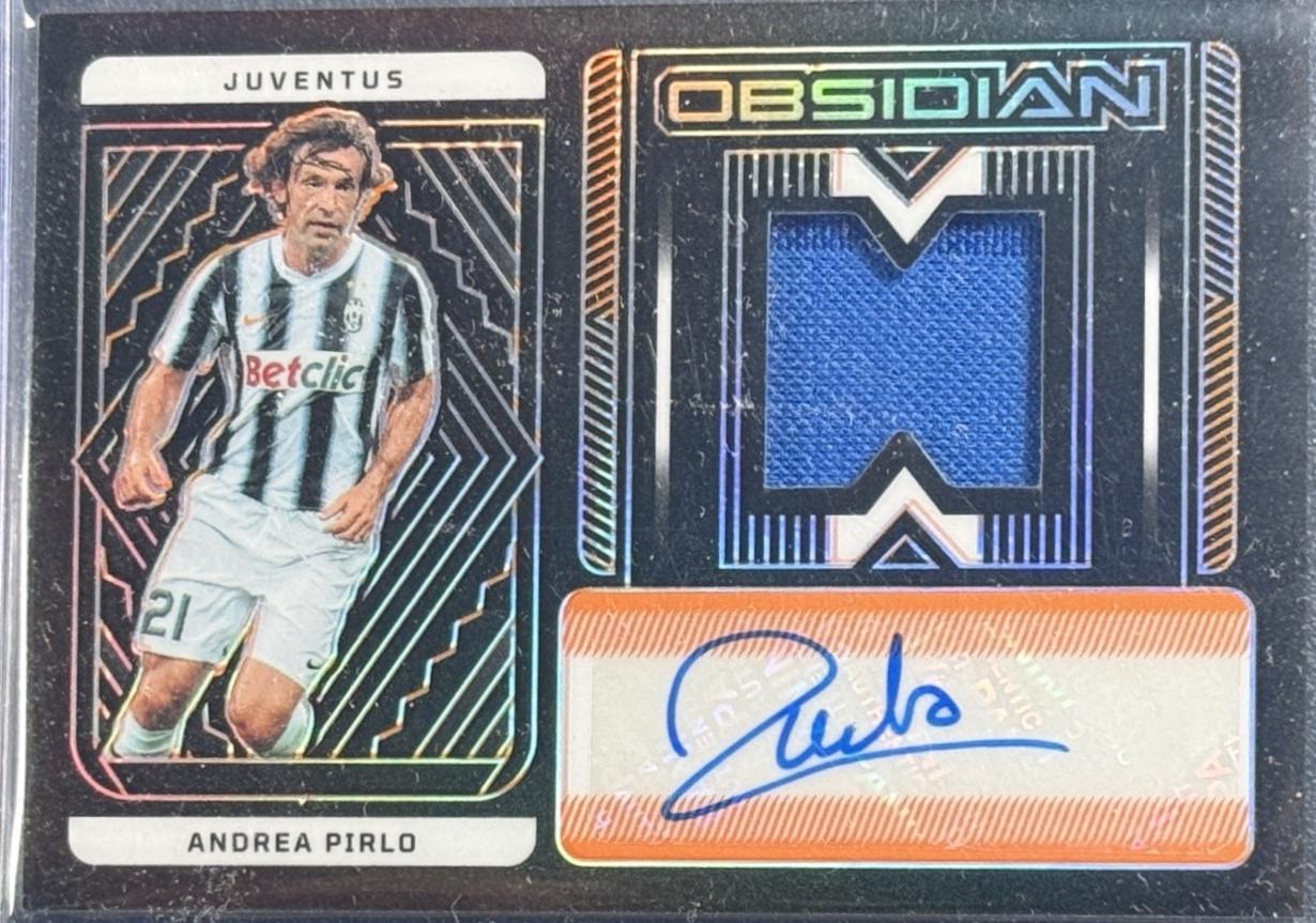 Andrea Pirlo #JA-AP 2022 Panini Obsidian Jersey Autographs Soccer