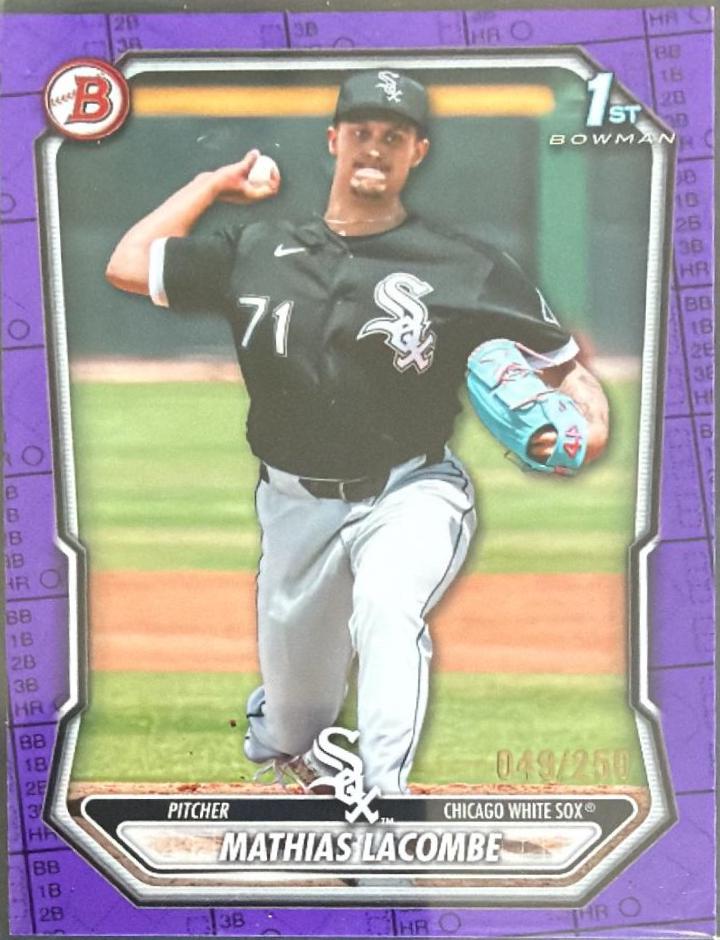 Mathias Lacombe #BP-119 2026 Bowman Baseball Paper Prospects