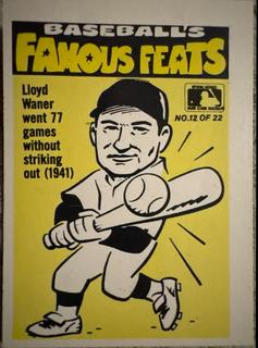 Red Sox/Lloyd Waner