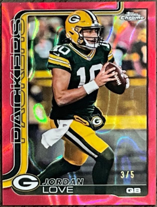 Jordan Love [Red Refractor] #109