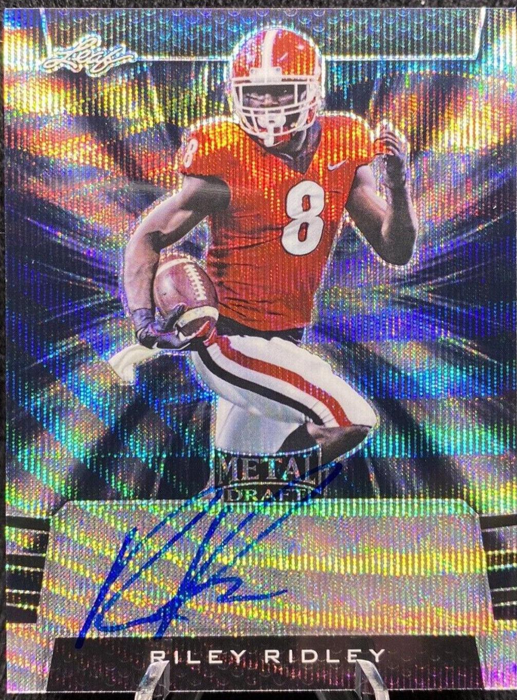 Riley Ridley [Black Wave] #BA-RR1 Prices | 2019 Leaf Metal Draft ...