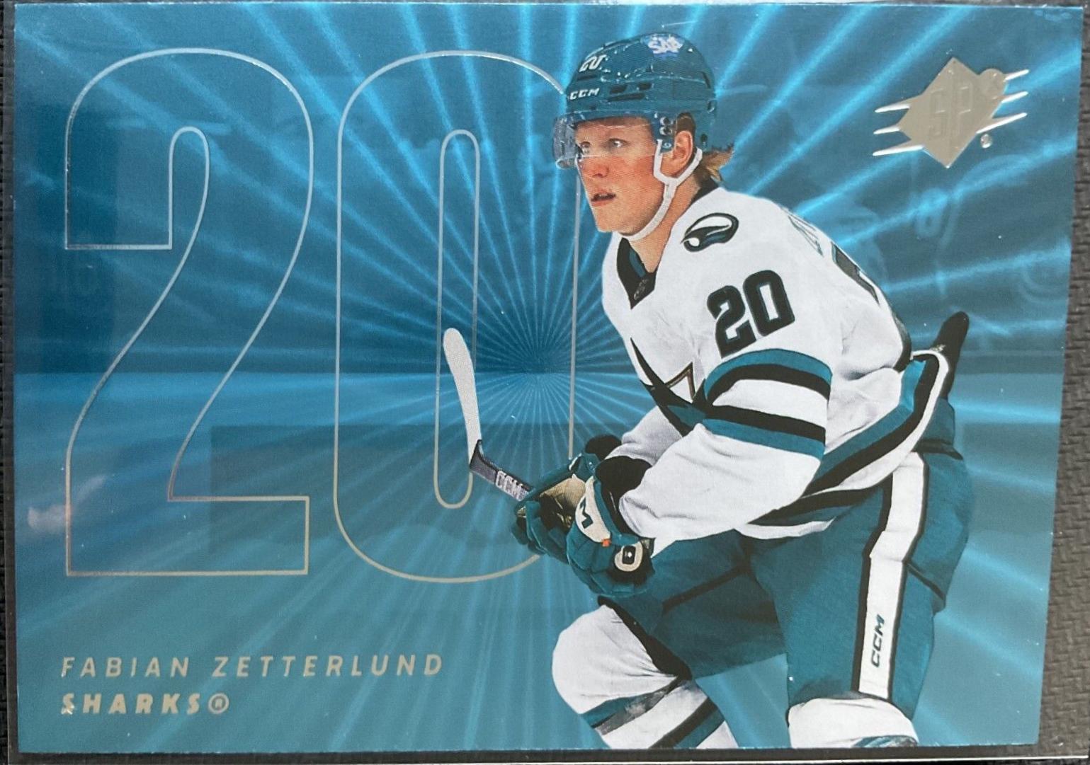 Fabian Zetterlund #2 Hockey Cards 2024 SPx