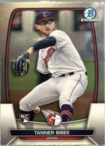 Tanner Bibee #88 Baseball Cards 2023 Bowman Chrome