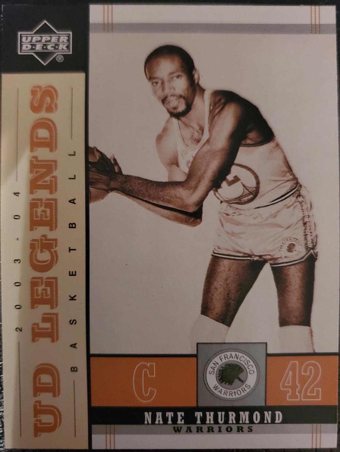 Nate Thurmond #33 2004 Upper Deck UD Exclusives Basketball