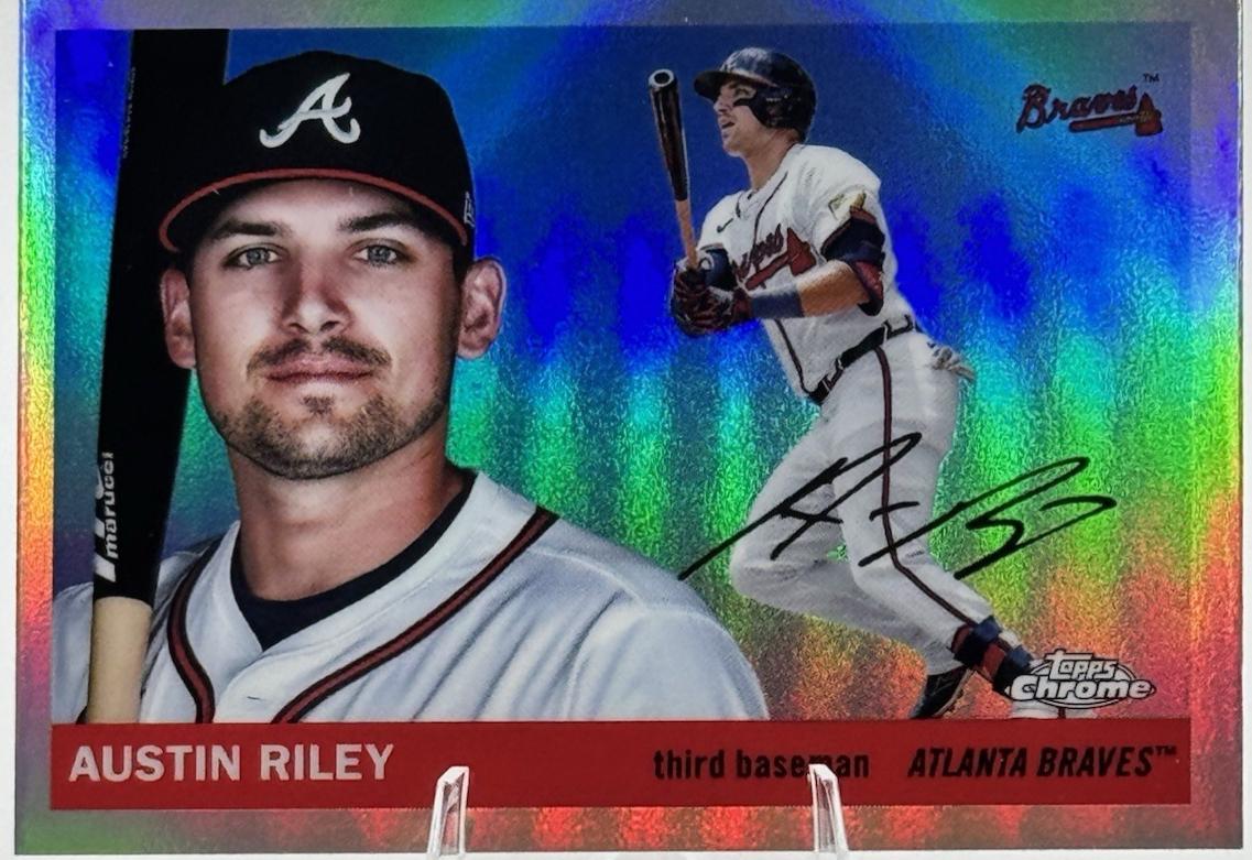 2025 Topps Chrome Platinum Austin Riley [Topps Refractor] #20 card