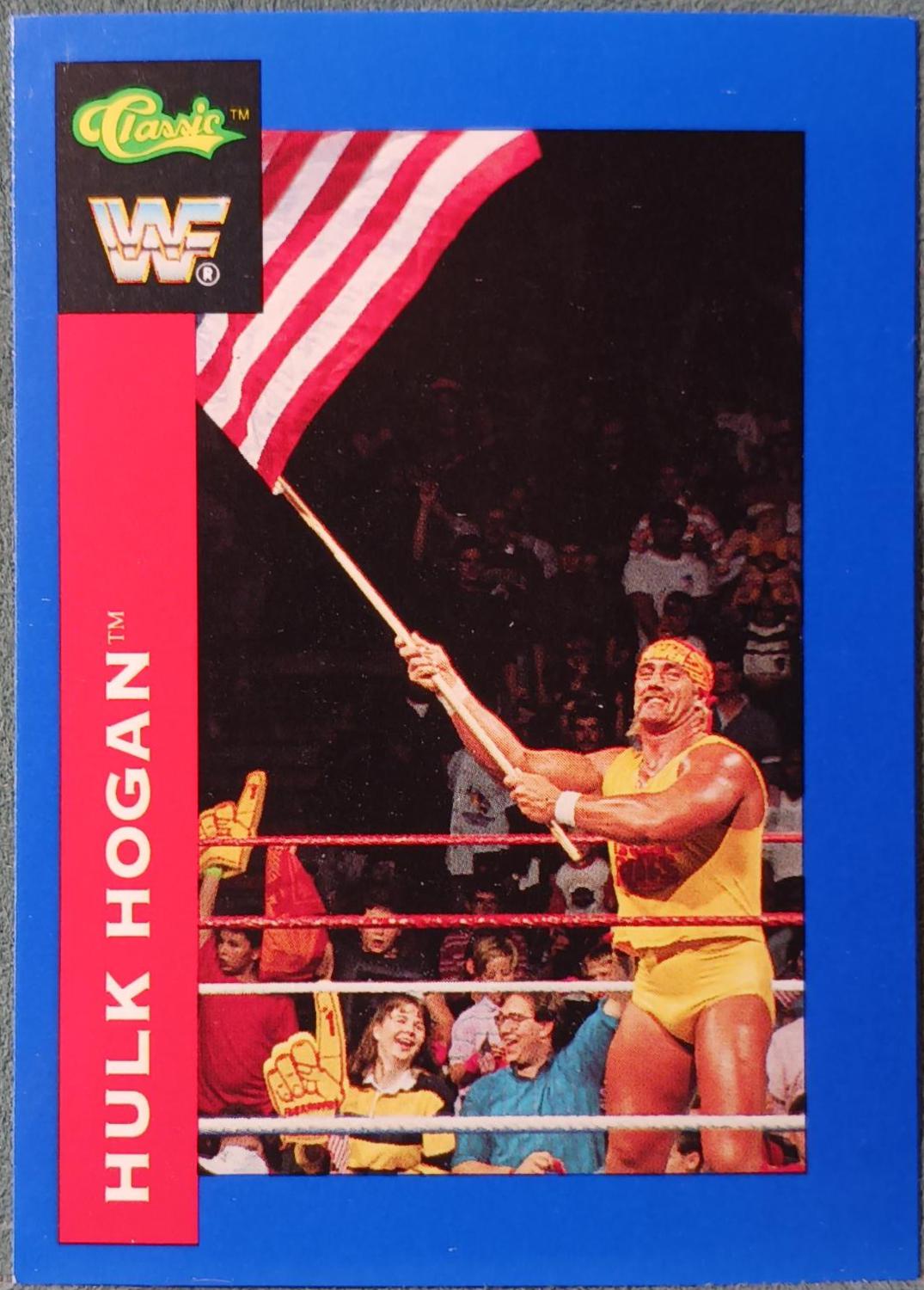 Hulk Hogan #111 Wrestling Cards 1991 Classic WWF