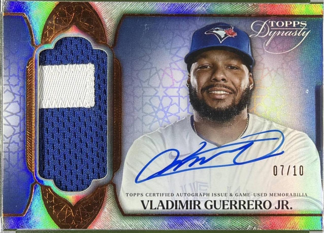 Vladimir Guerrero Jr. #DAP-VG5 2025 Topps Dynasty Autograph Patch Baseball