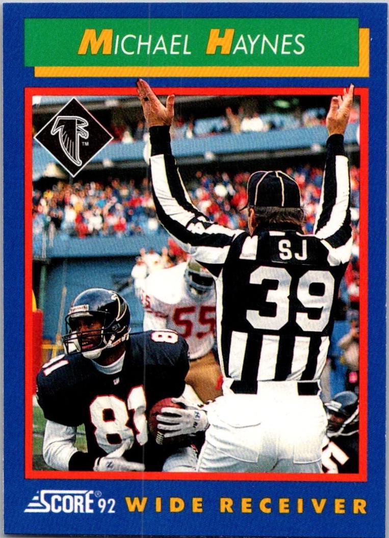 Michael Haynes #44 1992 Panini Score Football