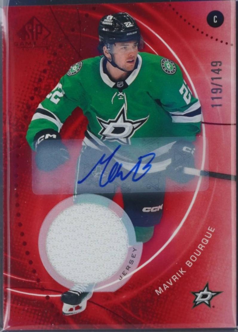 Mavrik Bourque [Red Auto Jersey] #39