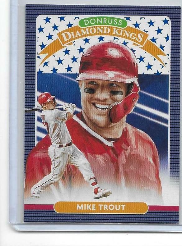 Mike Trout #9 2020 Panini Donruss Baseball