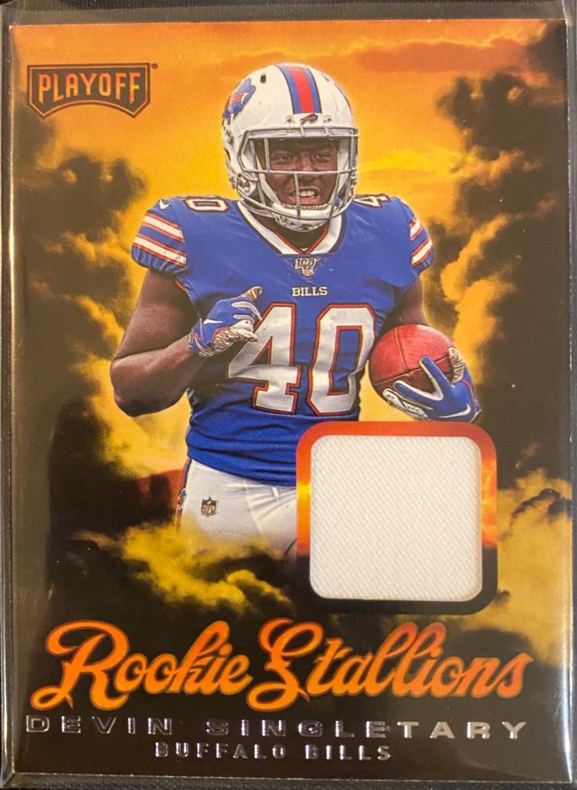 Devin Singletary #RS-37 Football Cards 2019 Panini Playoff Rookie Stallions Relics
