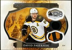 David Pastrnak [Horizontal Material Black] #117 Hockey Cards 2023 Upper Deck Artifacts Horizontal Material Prices