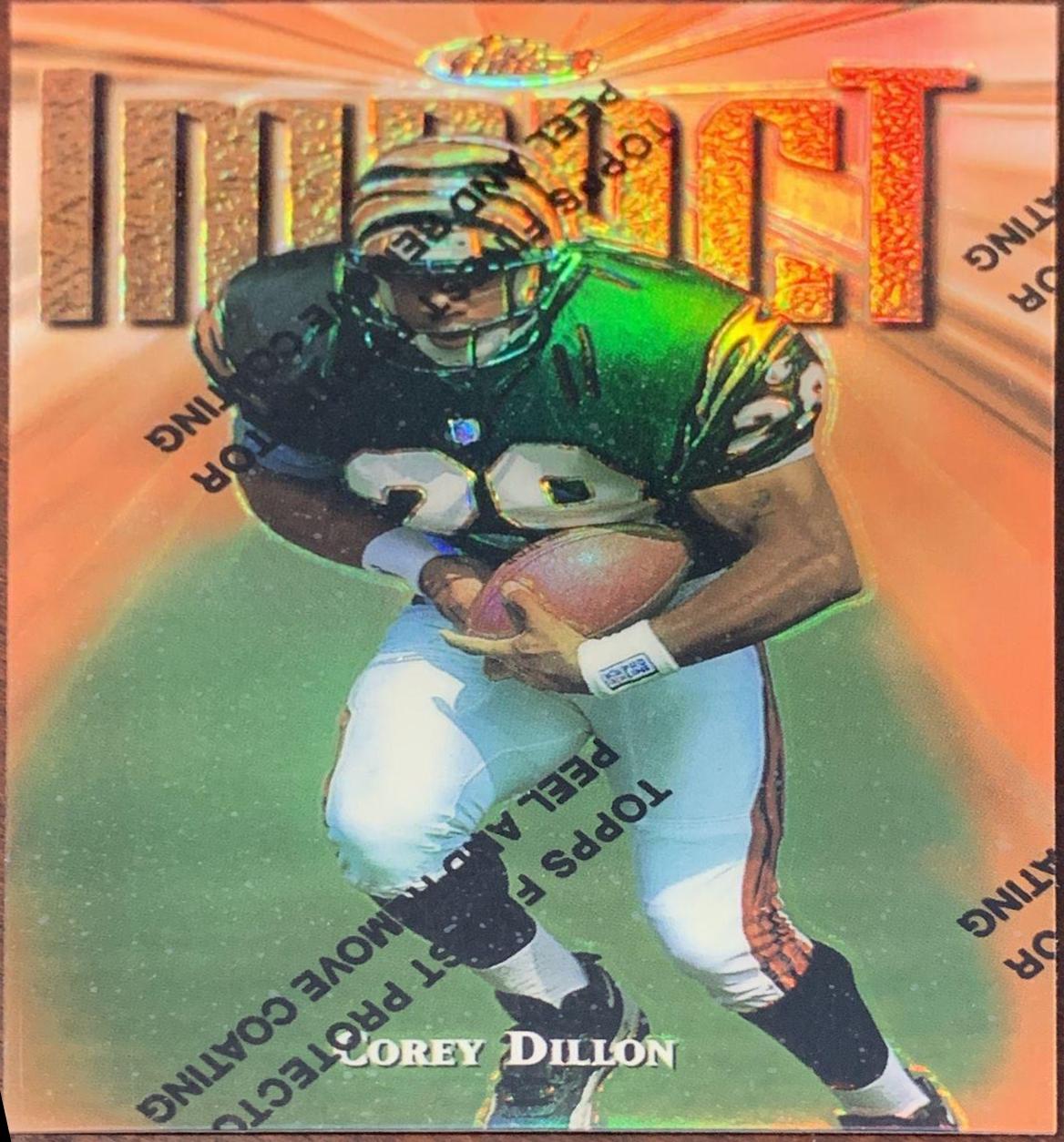 Corey Dillon #176 1997 Topps Finest Football