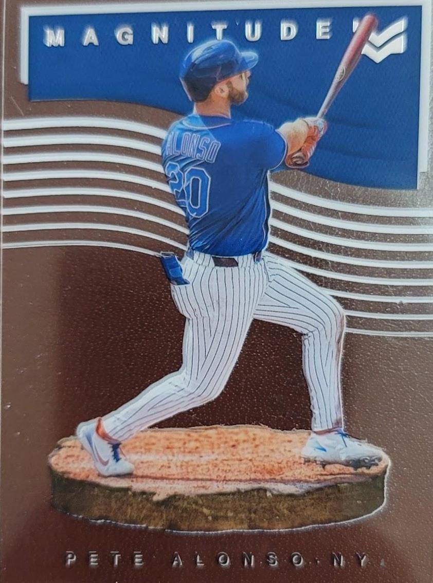 Pete Alonso #6 Baseball Cards 2021 Panini Chronicles Magnitude